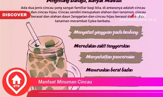 manfaat minuman cincau