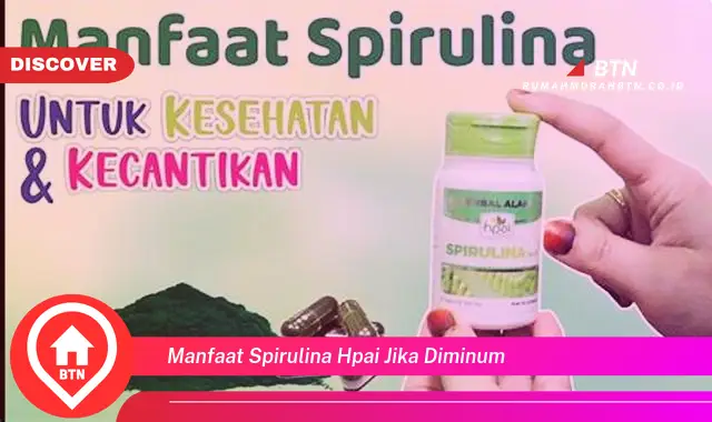 manfaat spirulina hpai jika diminum