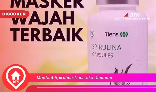 manfaat spirulina tiens jika diminum