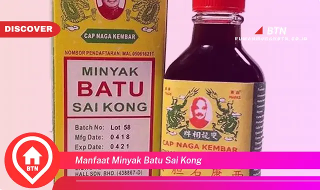 manfaat minyak batu sai kong