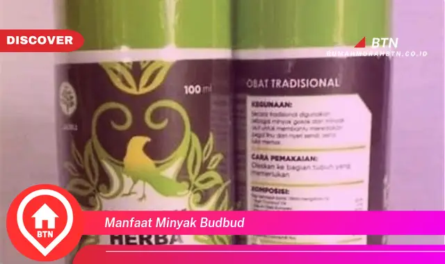 manfaat minyak budbud