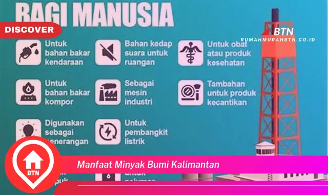 manfaat minyak bumi kalimantan