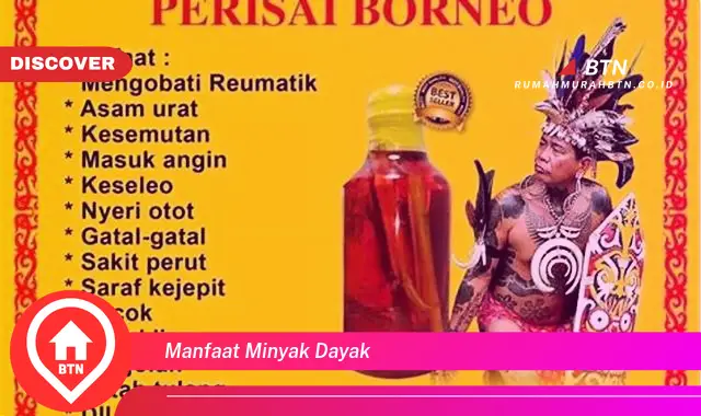 manfaat minyak dayak