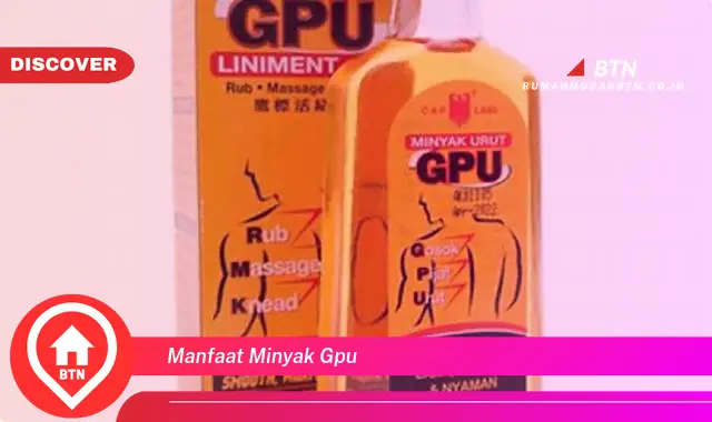 manfaat minyak gpu