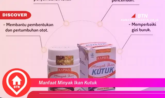 manfaat minyak ikan kutuk