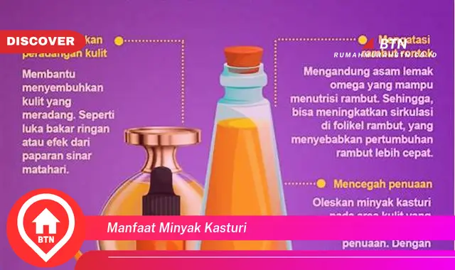 manfaat minyak kasturi