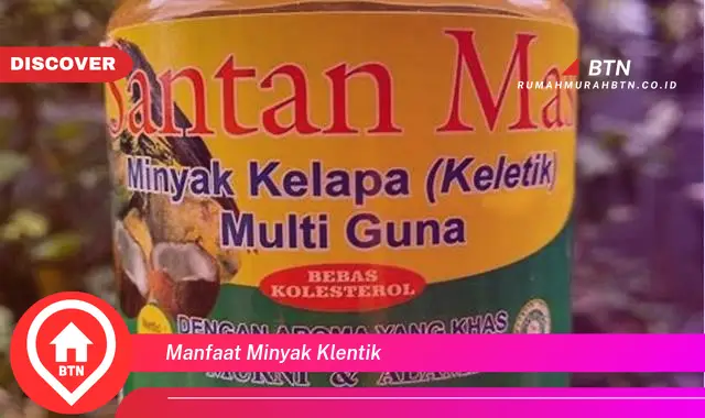 manfaat minyak klentik