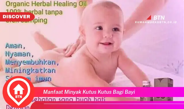 manfaat minyak kutus kutus bagi bayi