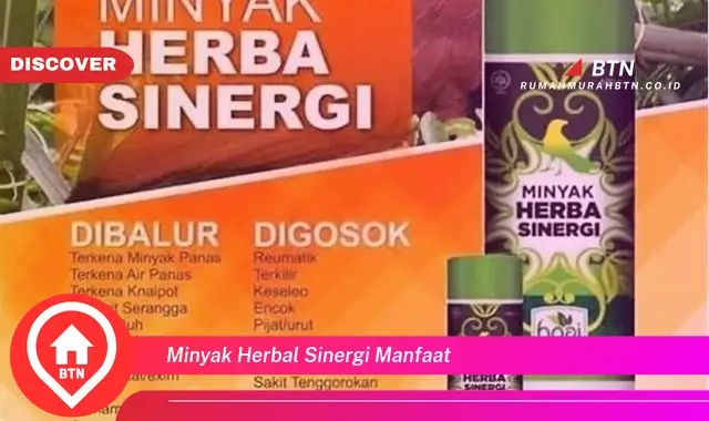 minyak herbal sinergi manfaat