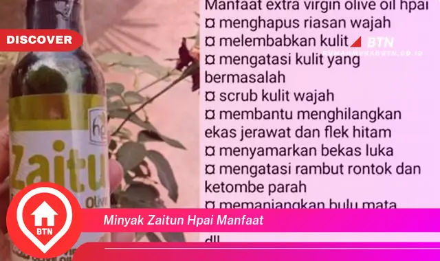 minyak zaitun hpai manfaat