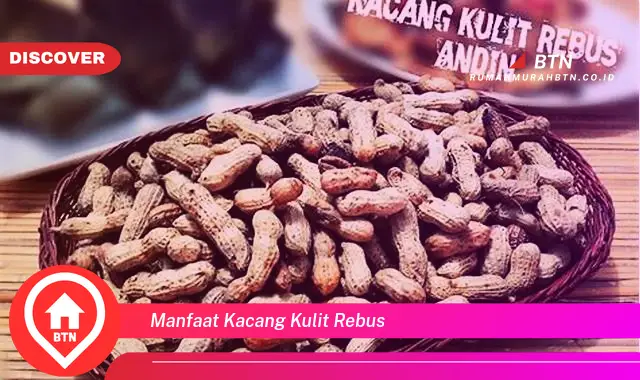 manfaat kacang kulit rebus