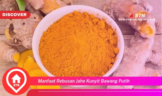 manfaat rebusan jahe kunyit bawang putih