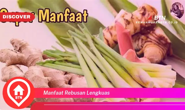 manfaat rebusan lengkuas