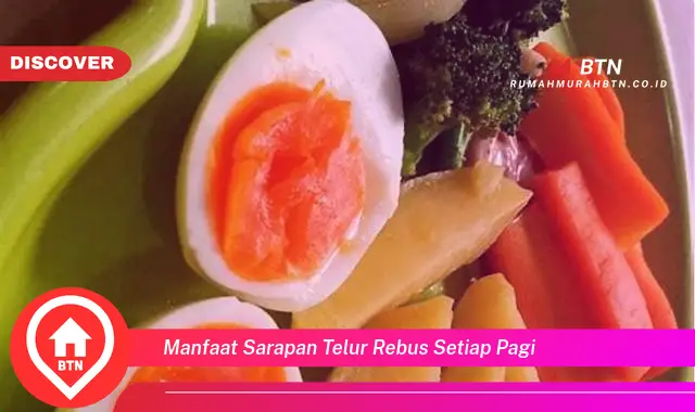 manfaat sarapan telur rebus setiap pagi