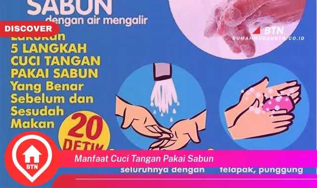 manfaat cuci tangan pakai sabun