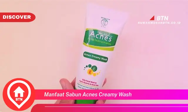 manfaat sabun acnes creamy wash