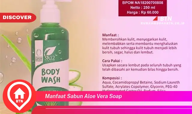 manfaat sabun aloe vera soap