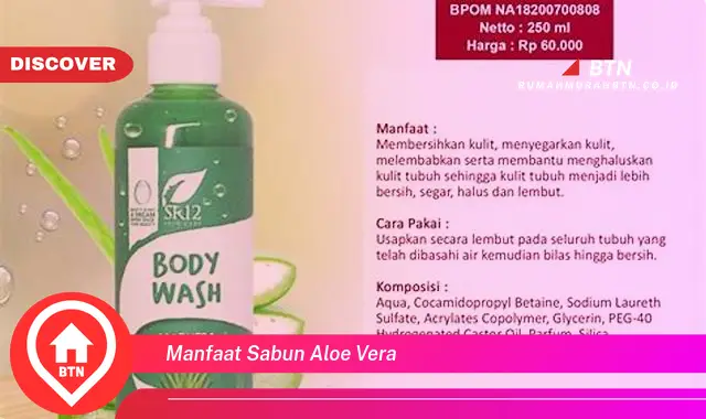 manfaat sabun aloe vera