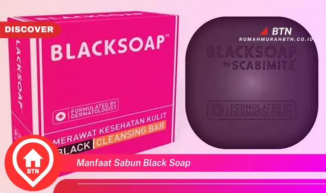 manfaat sabun black soap