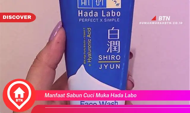 manfaat sabun cuci muka hada labo