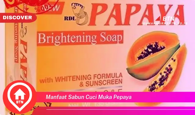 manfaat sabun cuci muka pepaya