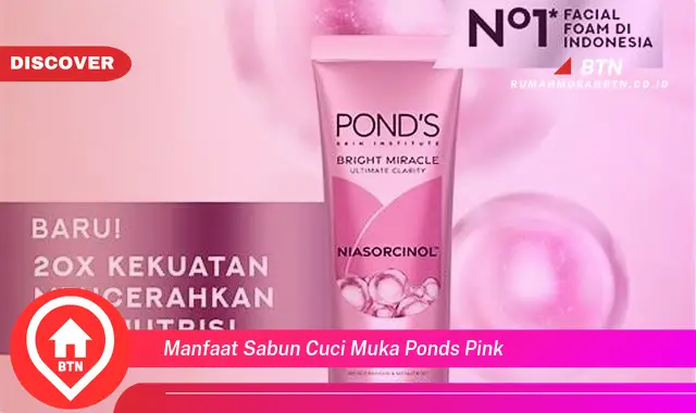 manfaat sabun cuci muka ponds pink