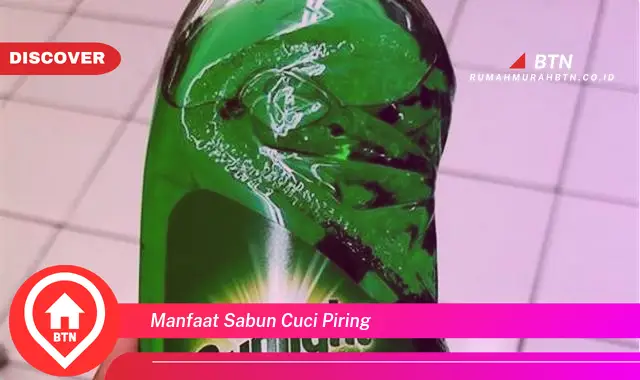 manfaat sabun cuci piring