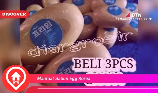 manfaat sabun egg korea