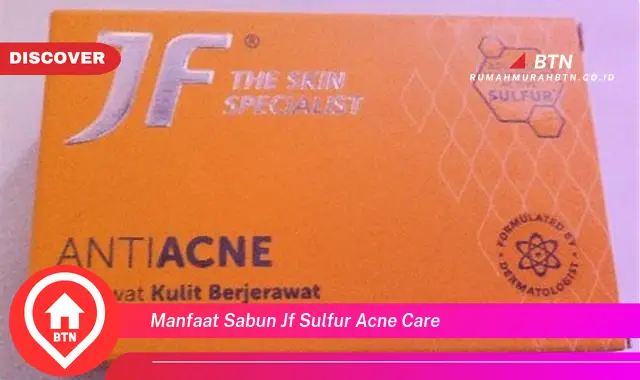 manfaat sabun jf sulfur acne care