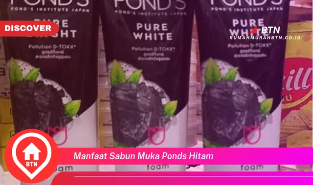 manfaat sabun muka ponds hitam