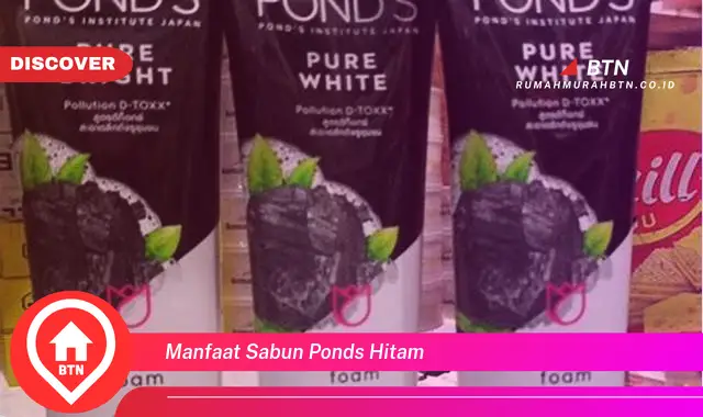 manfaat sabun ponds hitam