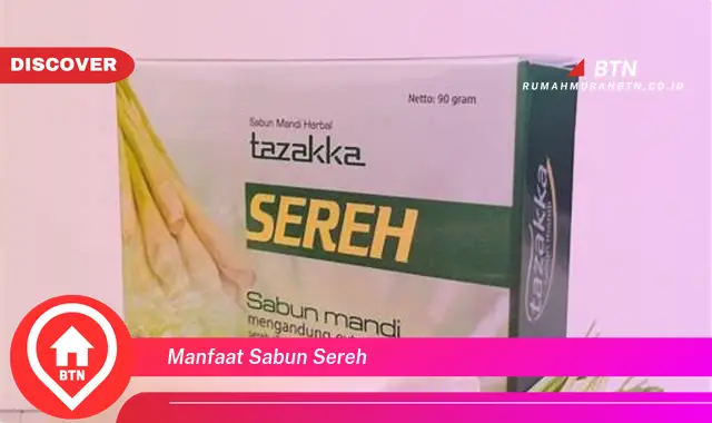 manfaat sabun sereh