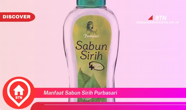 manfaat sabun sirih purbasari