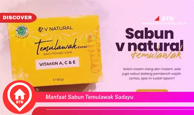 manfaat sabun temulawak sadayu