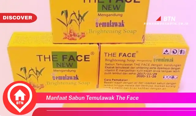 manfaat sabun temulawak the face