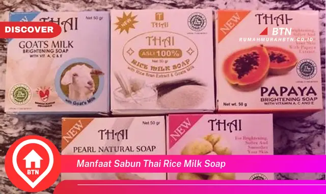 manfaat sabun thai rice milk soap