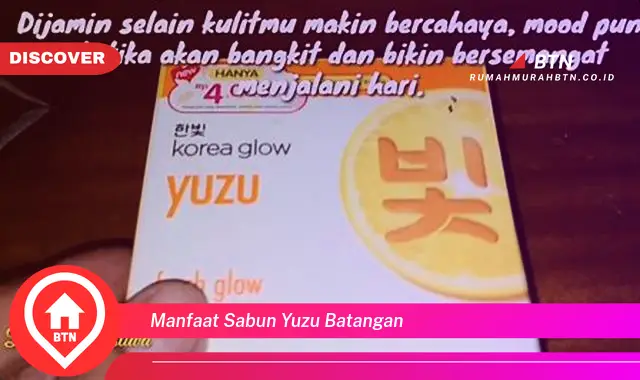 manfaat sabun yuzu batangan