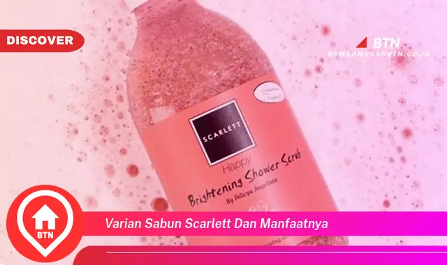 varian sabun scarlett dan manfaatnya