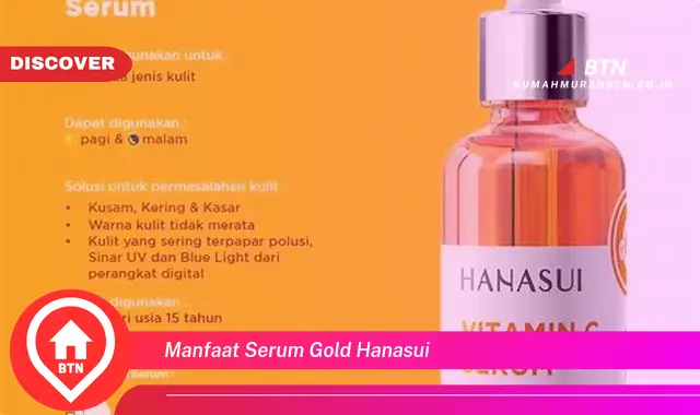 manfaat serum gold hanasui