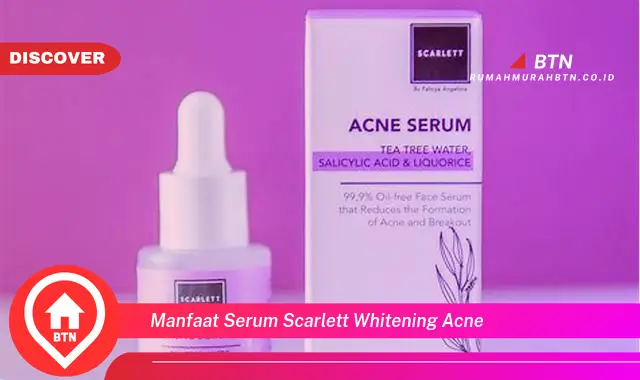 manfaat serum scarlett whitening acne