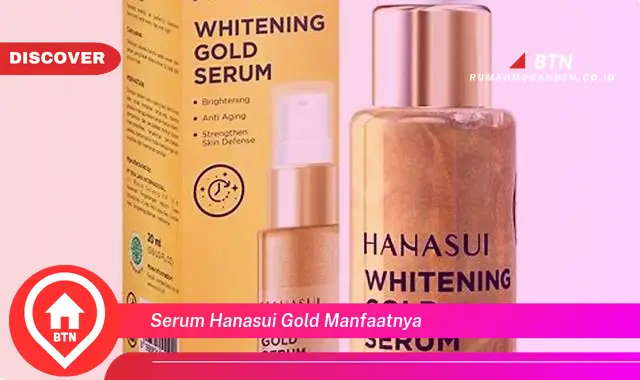 serum hanasui gold manfaatnya