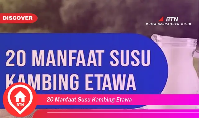 20 manfaat susu kambing etawa