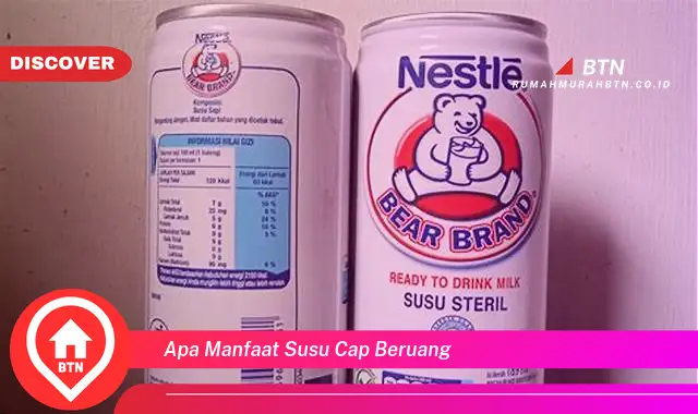 apa manfaat susu cap beruang