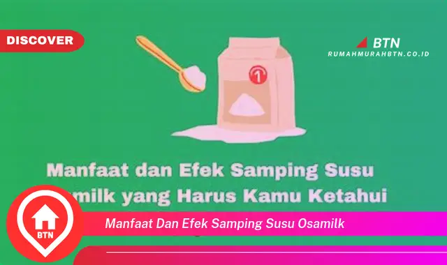 manfaat dan efek samping susu osamilk