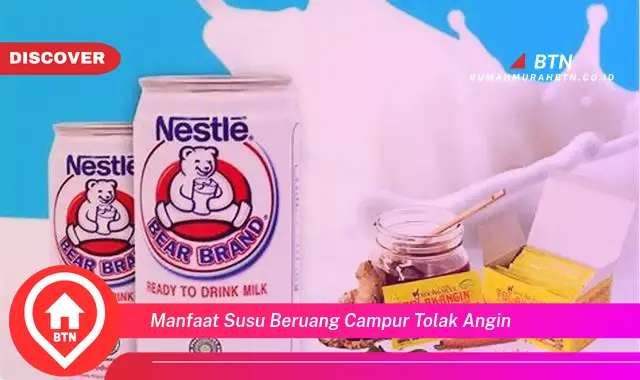 manfaat susu beruang campur tolak angin