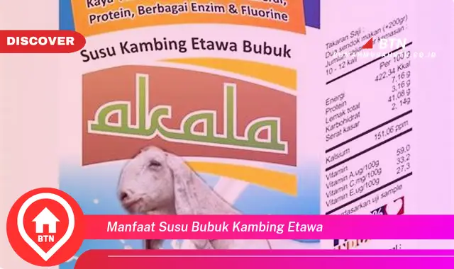 manfaat susu bubuk kambing etawa