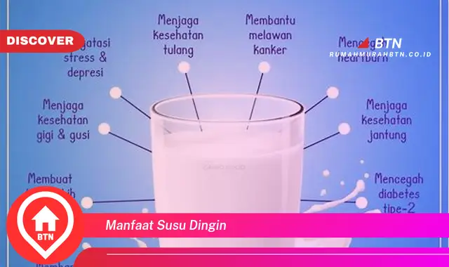 manfaat susu dingin