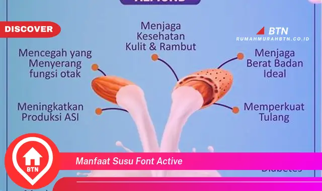 manfaat susu font active