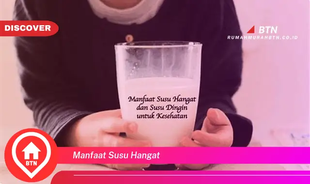 manfaat susu hangat