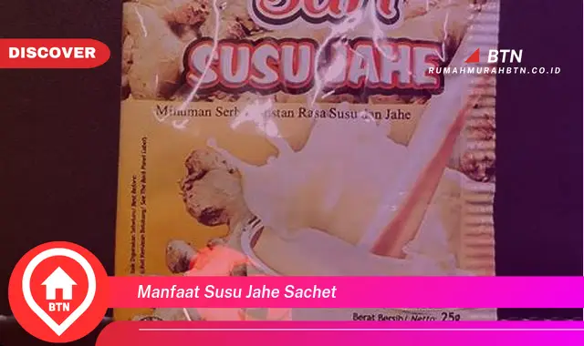 manfaat susu jahe sachet